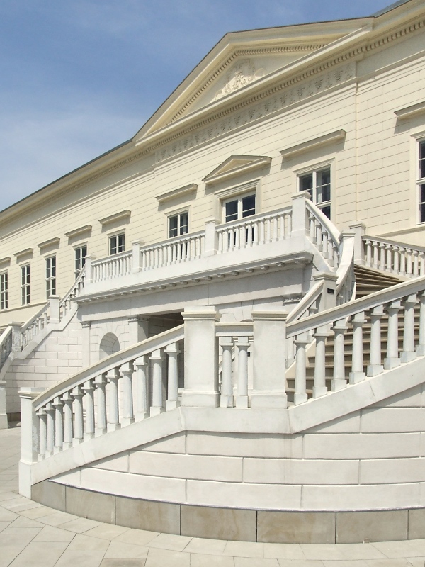 Schloss Herrenhausen im Barockgarten Hannover Herrenhausen