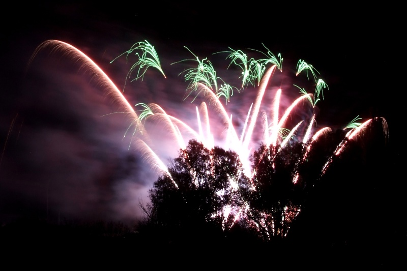 Feuerwerk beim Oktoberfest in Braunschweig 2013