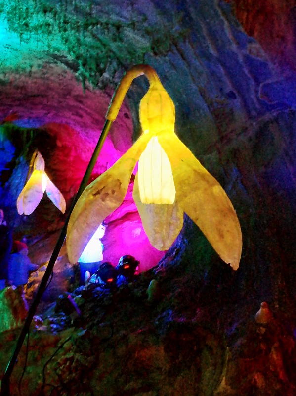 Illumination der Dechenhöhle im Sauerland