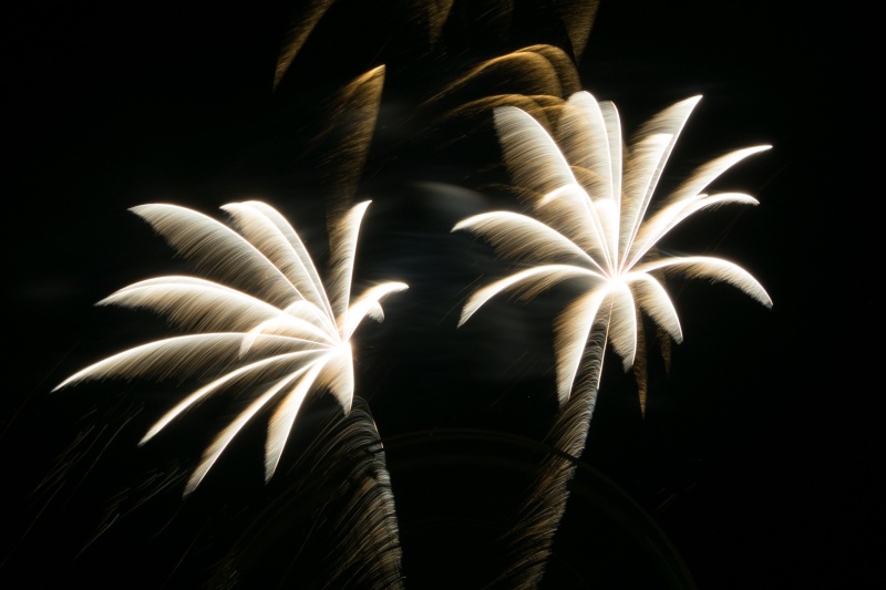 Schützenfest mit Feuerwerk in Goslar