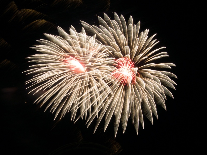 Schützenfest mit Feuerwerk in Goslar