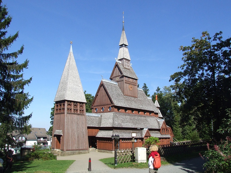 Stabkirche in Hahnenklee im Harz