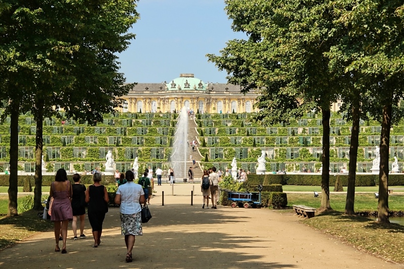 Schloss und Park Sanssouci in Potsdam