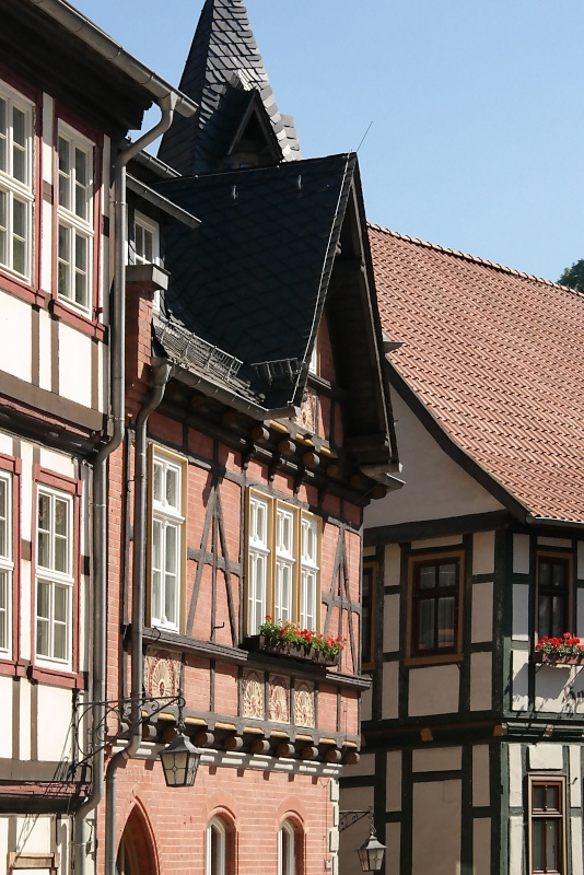 Historische Altstadt und Schloss von Stolberg im Harz