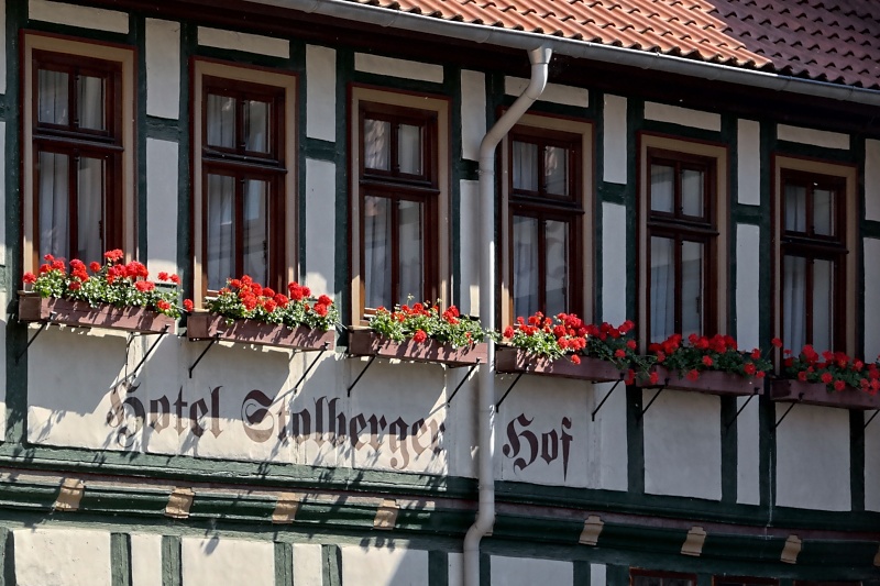 Historische Altstadt und Schloss von Stolberg im Harz